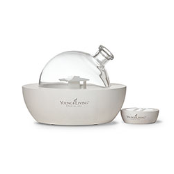 White Aria Diffuser from Living Well Oils